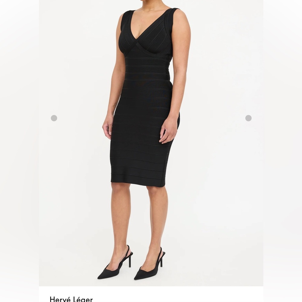 Herve Leger Black Mini Dress